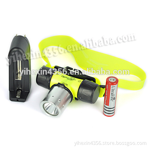 Summer Diving Equipment 1200Lumen IP68 Waterproof Diving Headlamp